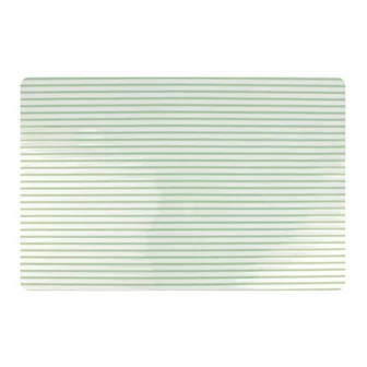 706559 placemat stripes lichtgroen 45x30cm ONA
