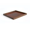 20921 Ethnicraft Pumpkin Square Glass Tray L 51x51cm Schuin