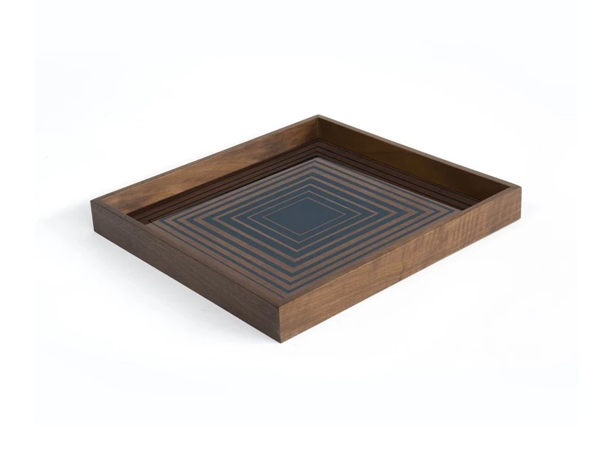 20919 Ethnicraft Ink Square Tray S 38x38cm Schuin