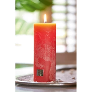 334450 Rivièra Maison RM Rustic Candle Classic Ø7cm H18cm Coral