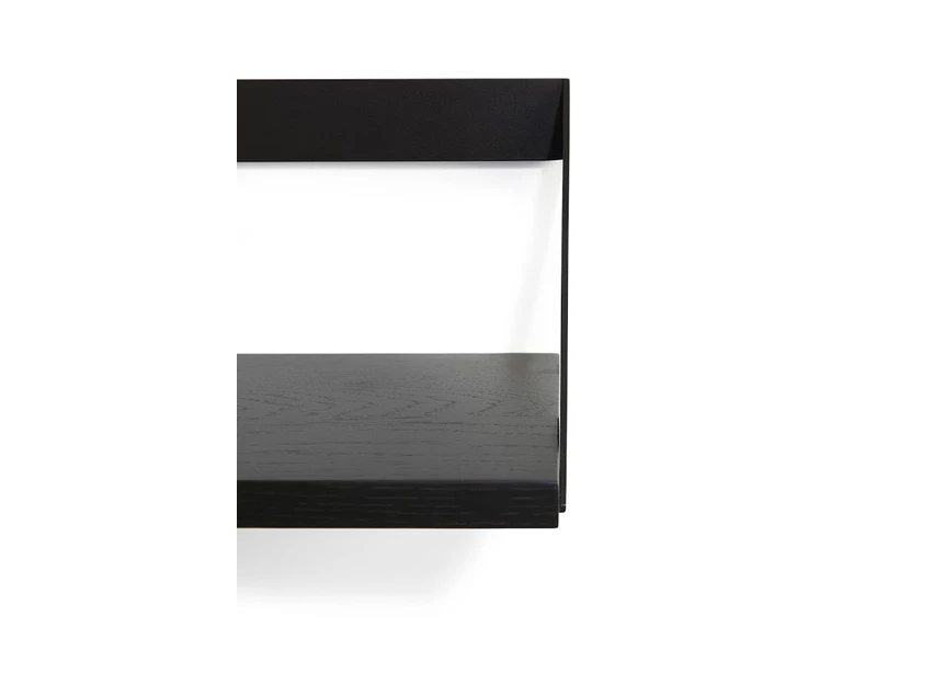 Ethnicraft oak black ribbon shelf plank detail recht 26624