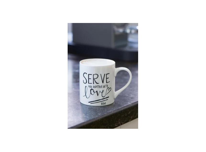 Serve with love mug riviera maison