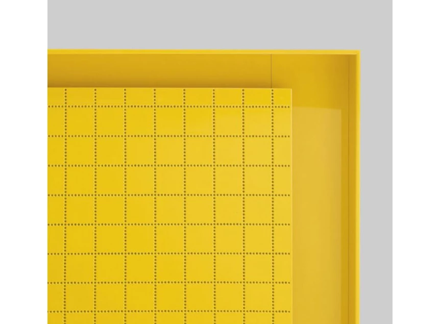 Detail Lage dressoir Privacy hoogglans geel Capod'Opera