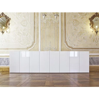 Lange dressoir Zurich hoogglans wit Capod'Opera
