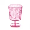 Crystal pink roze picnic schokbestendig stapelbaar transparant glas beker steel koziol plastic 3577640