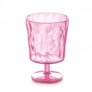 Crystal pink roze picnic schokbestendig stapelbaar transparant glas beker steel koziol plastic 3577640