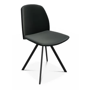 Draaiende stoel figaro Categorie 1 Epoxy HT46 cm Black front