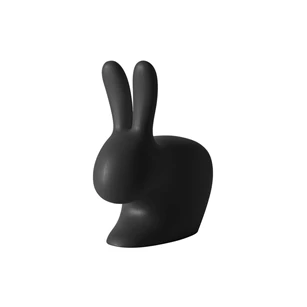 Deurstop Rabbit XS Black 90007BL Qeeboo