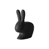 Deurstop Rabbit XS Black 90007BL Qeeboo