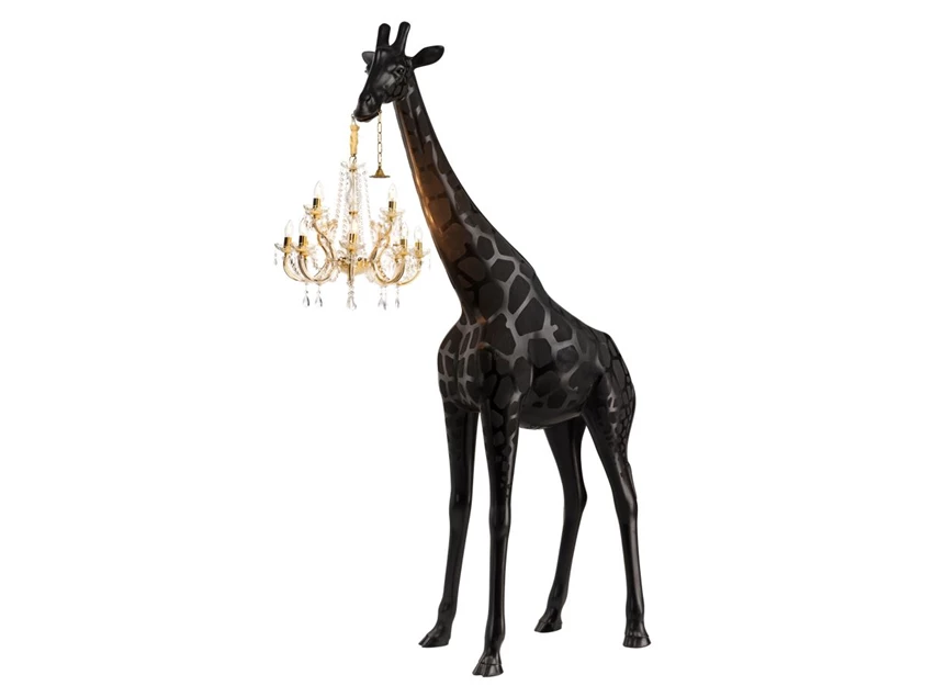 Vloerlamp Giraffe in Love M Indoor Black 19003BL-Z Qeeboo