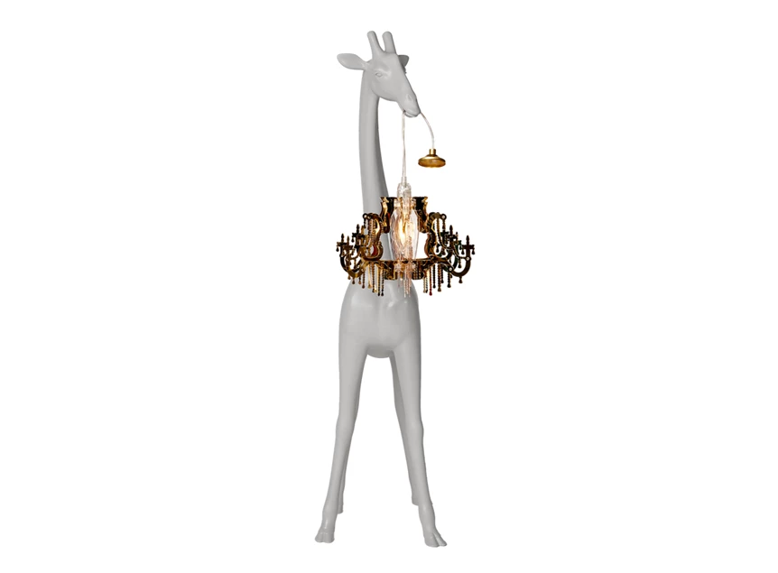 Front Tafellamp Giraffe in Love XS Cold Sand 28001CS Qeeboo