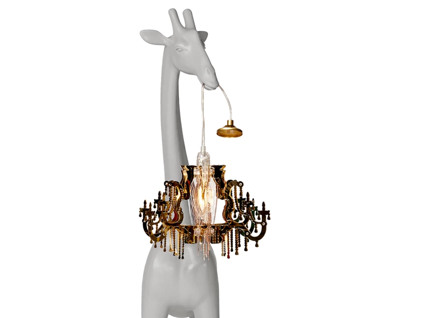 Detail Tafellamp Giraffe in Love XS Cold Sand 28001CS Qeeboo