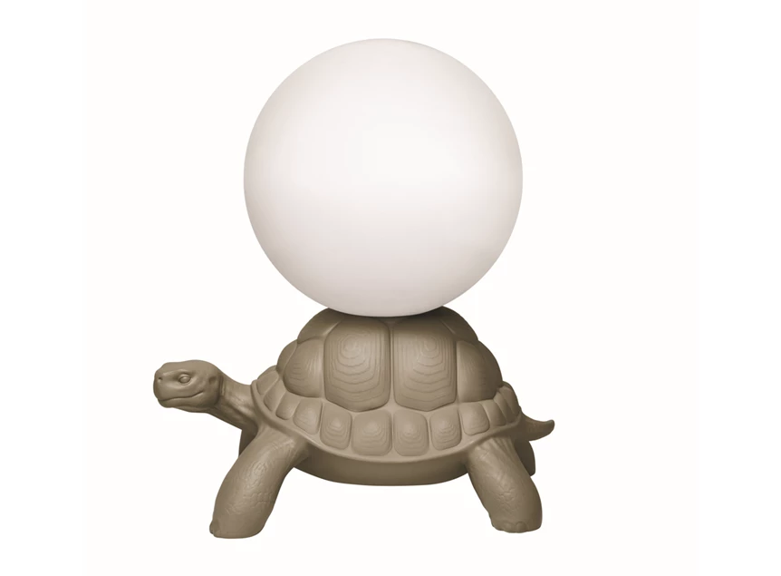 Zijkant Vloerlamp Turtle Carry Lamp Dove Grey 36006DG Qeeboo
