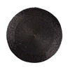 757013 placemat rond 35cm zwart kralen