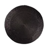 757013 placemat rond 35cm zwart kralen