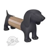 Teckel tekkel hondje tandenstoker houder toothpick holder grey plastic