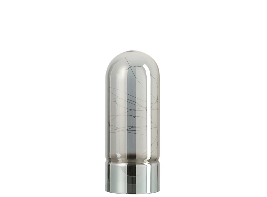 Lamp glas metaal transparant jolipa j-line modern cilinder LED rond