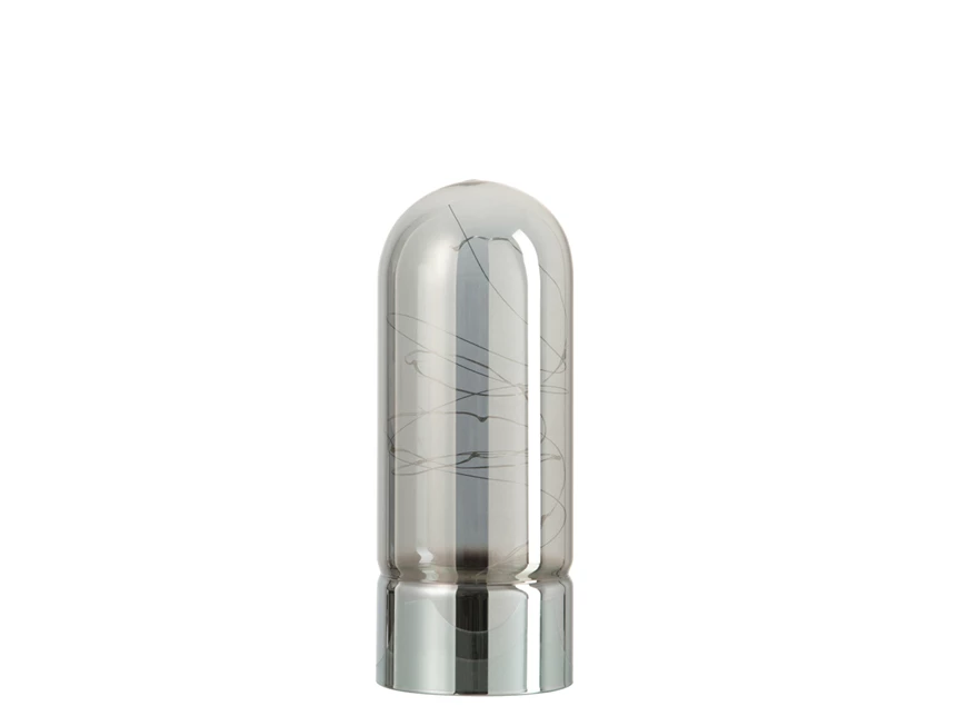 Lamp glas metaal transparant jolipa j-line modern cilinder LED rond