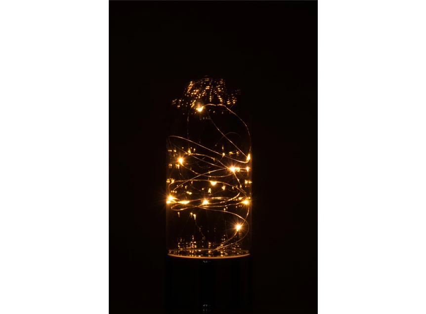Lamp transparant jolipa j-line modern cilinder LED rond glas metaal