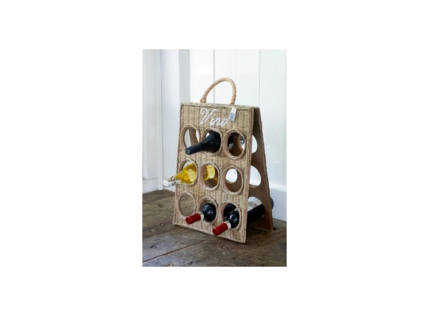 envelop Legende propeller Rustic rattan vino bottle board - Meubelen Jonckheere