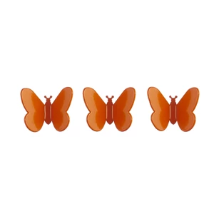 MA-BU-OR Basta Design Magneten Vlinders Oranje 3st