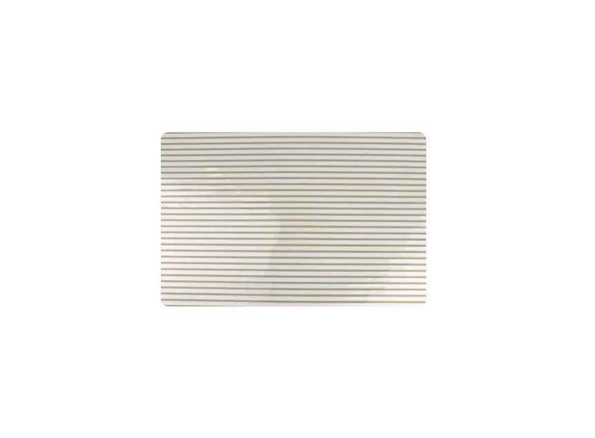 706561 placemat stripes beige Ona 45x30cm