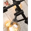 Nashville design verlichting tafellamp zwart metaal black 6 fittingen it's about romi verstelbaar E27 40W modern