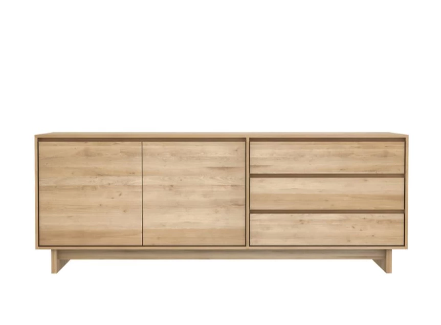 Oak Wave Sideboard 51451 dressoir laden massief eik hout Ethnicraft	