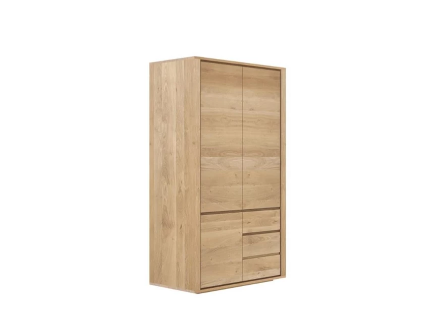 Zijkant Oak Shadow Dresser 51185 ledingkast slaapkamer laden massief eik hout Ethnicraft	