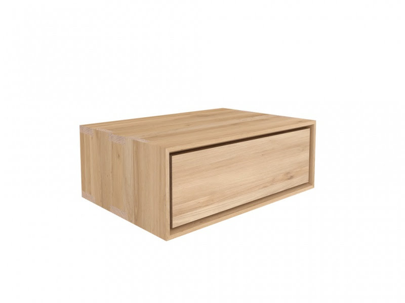 Oak Nordic II Bedside Table Hanging Ethnicraft Meubelen Jonckheere