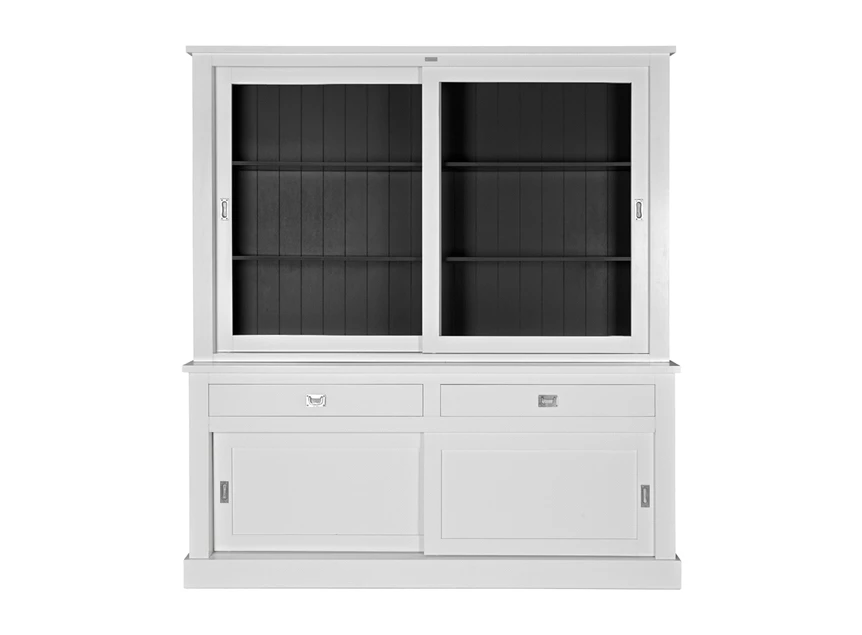Boxx schuifdeurkast deuren glasdeuren laden vitrine dressoir richmond interiors ral 9010 wit 1308