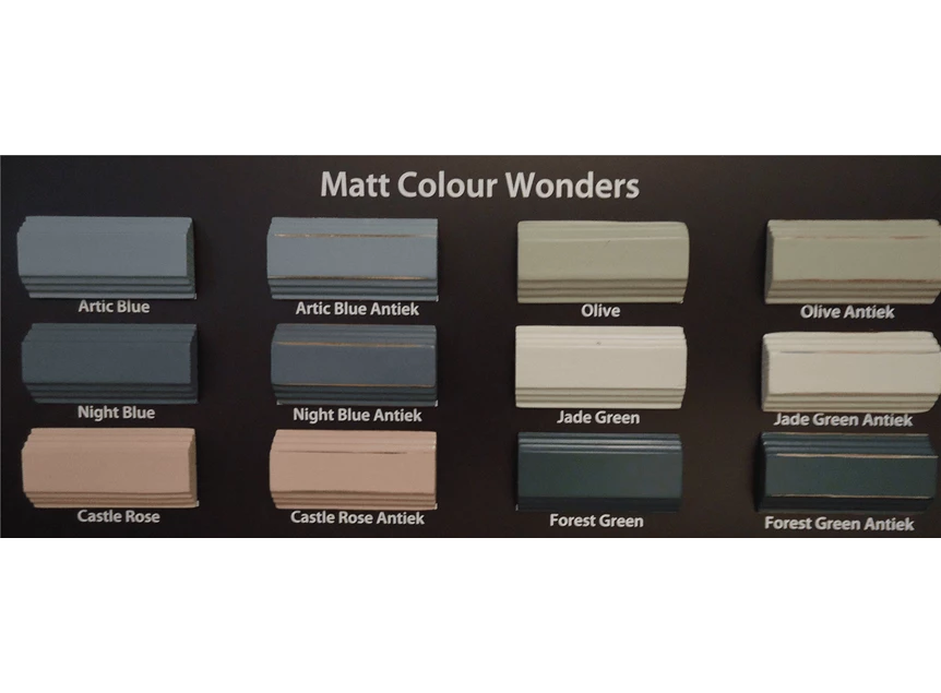 Matt Colour wonders mogelijke kleuren afwerking richmond interiors