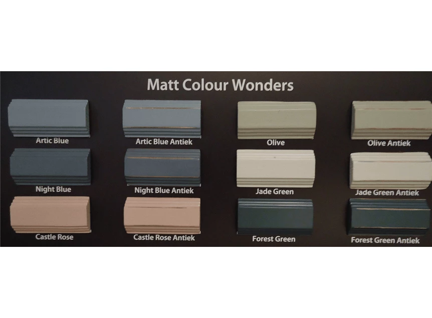 Matt Colour wonders mogelijke kleuren afwerking richmond interiors