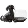10291 Happy House Waxinelichthouder Hond met Glas