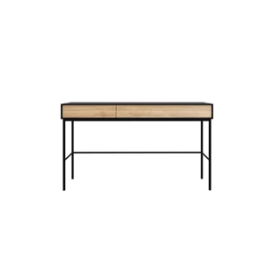 Oak Blackbird Desk 51478 bureau massiek eik hout zwart modern design Ethnicraft
