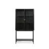 Anders Cupboard high 60070 barkast vitrine legkast metaal hout glas modern design Ethnicraft	