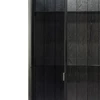 Detail deur Anders Cupboard high 60070 barkast vitrine legkast metaal hout glas modern design Ethnicraft	