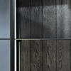 Detail frame Anders Cupboard high 60070 barkast vitrine legkast metaal hout glas modern design Ethnicraft	