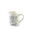 Serve with love mug riviera maison	