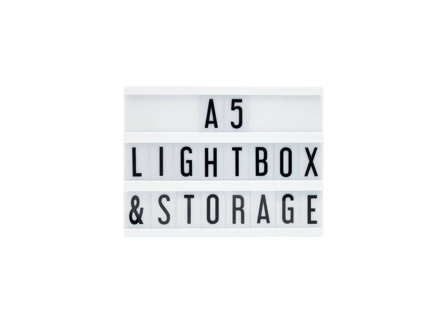 LTBOX-B-A5 Bergers Lightbox A5 incl. letters