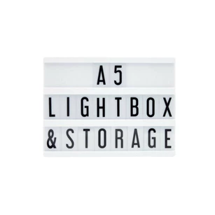 LTBOX-B-A5 Bergers Lightbox A5 incl. letters
