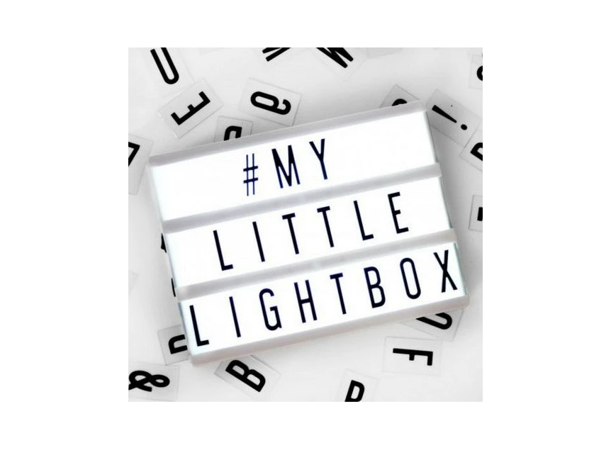LTBOX-B-A5 Bergers Lightbox A5 incl. letters Sfeer licht