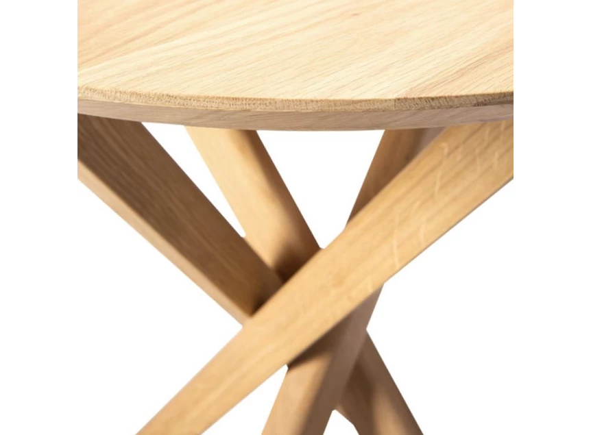 Detail Oak Mikado Side Table 50541 bijzettafel massief eik hout modern design Ethnicraft