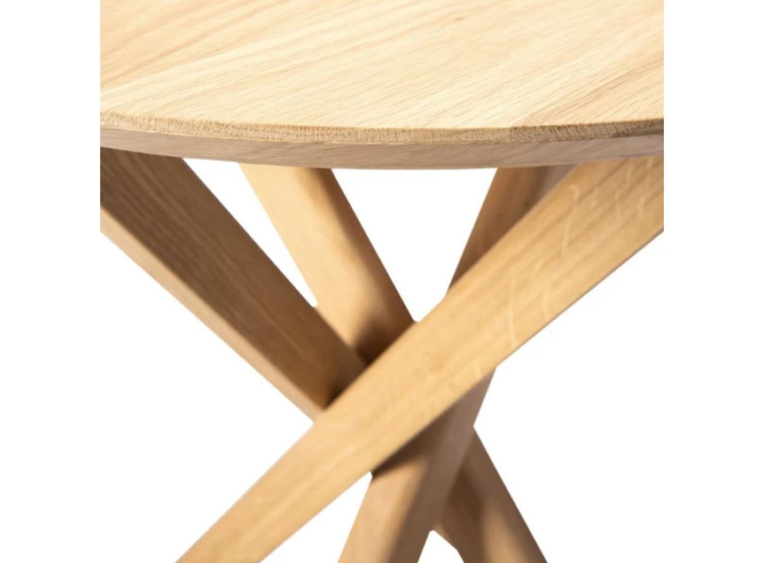 Detail Oak Mikado Side Table 50541 bijzettafel massief eik hout modern design Ethnicraft
