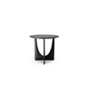 Oak Geometric Side Table 50536 bijzettafel black zwart massief eik hout modern design Ethnicraft