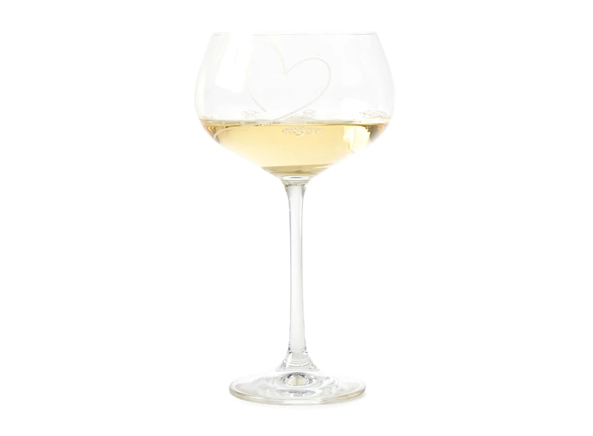 477310 With Love White Wine Glass
