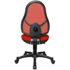 Open Art Junior zwart wielen hoogte rugleuning mesh rood 71430S01 verstelbaar topstar bureaustoel