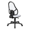 Open Art Junior topstar bureaustoel zwart wit 71430S03 hoogte rugleuning mesh verstelbaar wielen