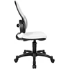 Open Art Junior topstar bureaustoel zwart verstelbaar wielen wit 71430S03 hoogte rugleuning mesh