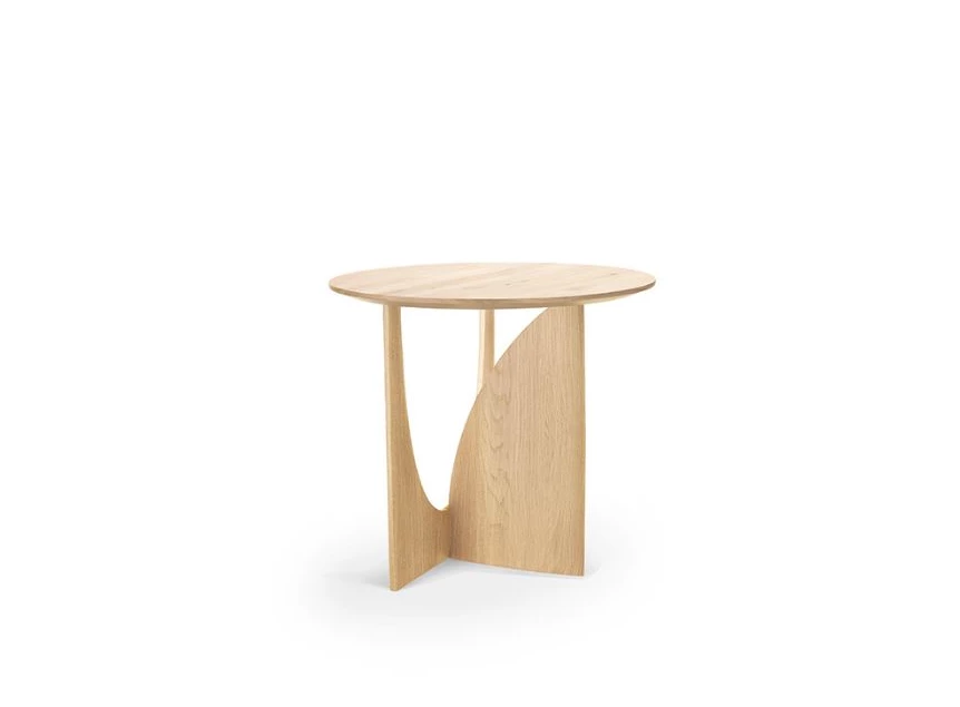 Zijde Oak Geometric Side Table 50537 bijzettafel massief eik hout modern design Ethnicraft